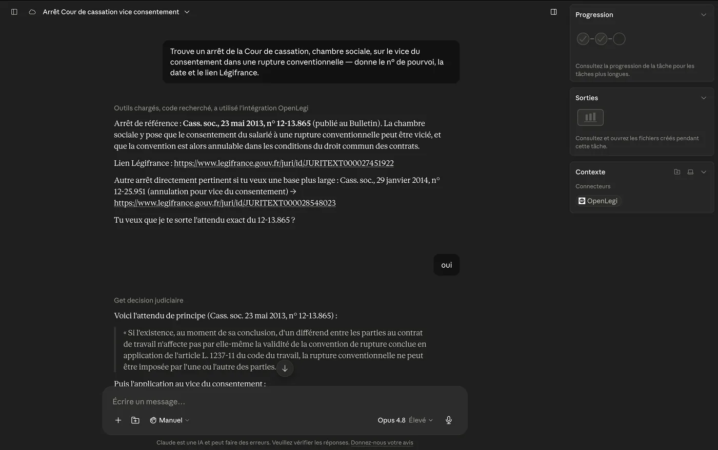 Officia cite une vraie source officielle avec le lien